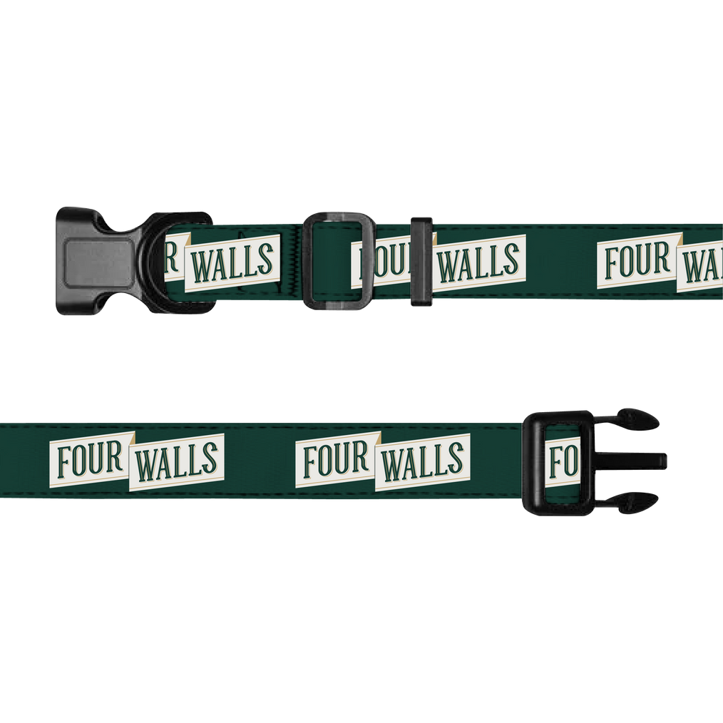 Four Walls Banner Pet Collar